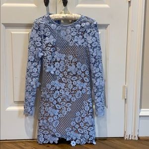 3D Floral Lace Shift dress by Self Portrait